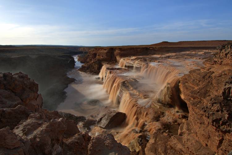 Chocolate Falls Arizona - Grand Falls - Things to do in Arizona