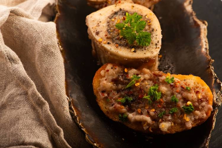 Roasted bone marrow